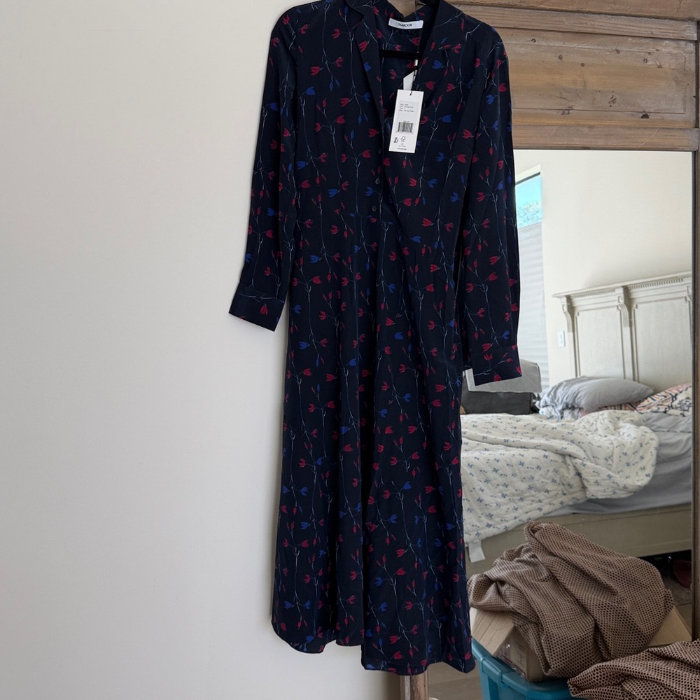 Thakoon 100% silk maxi dress NWT - Picture 2 of 2